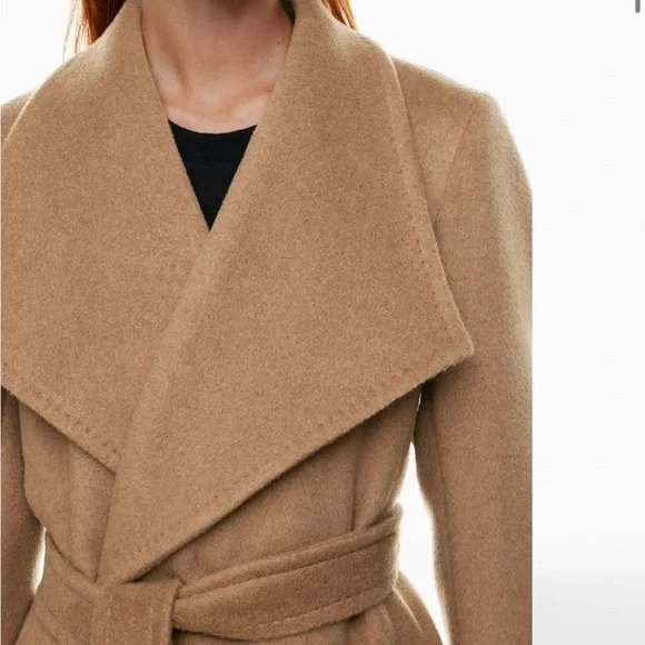 Aritzia Babaton Camel Wool Coat - Picture 15 of 16